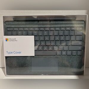 Microsoft Surface Pro 3, 4, 5, 6 Type Cover Backlit Keyboard Model 1725 - Gray